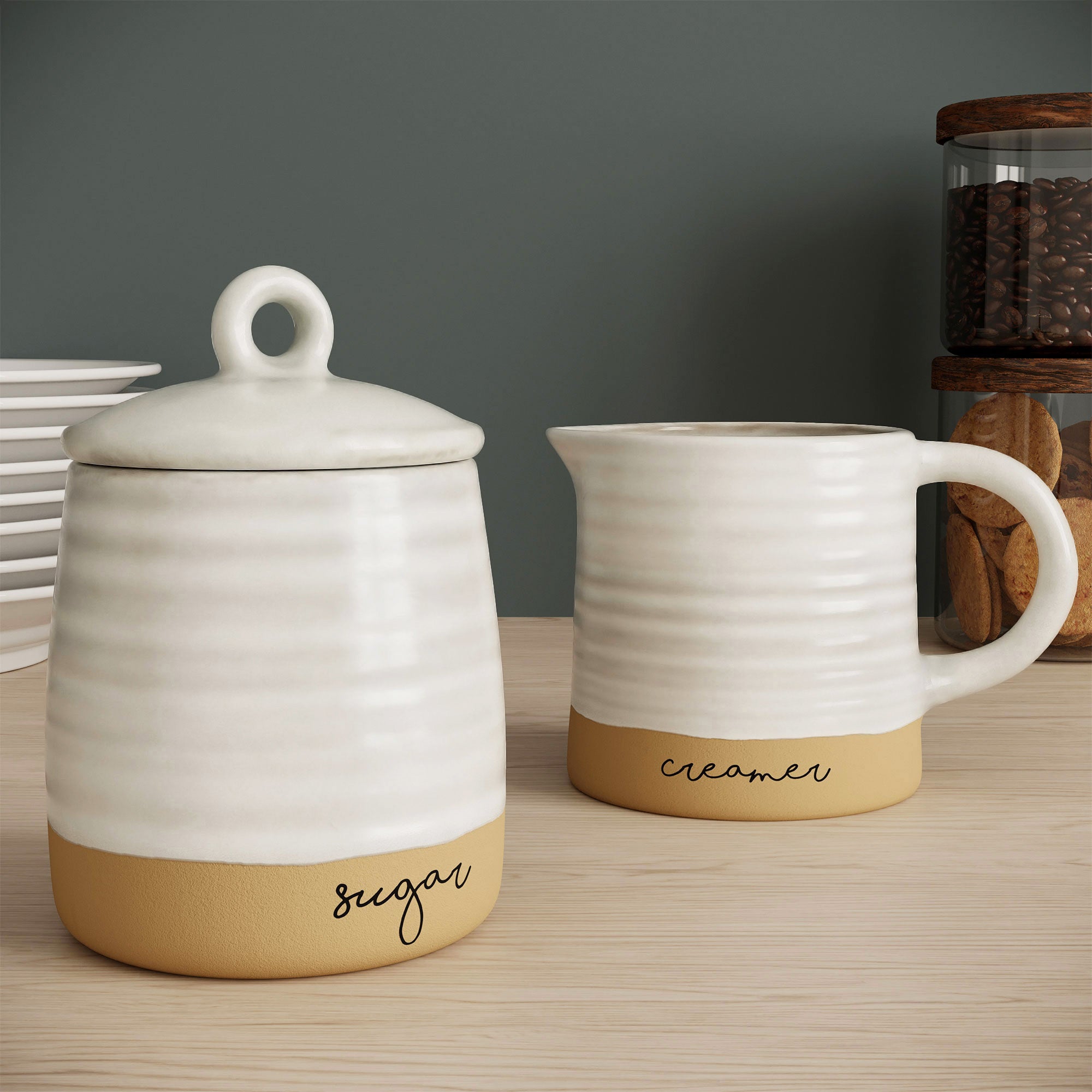 Maribelle Stoneware Sugar & Creamer Set