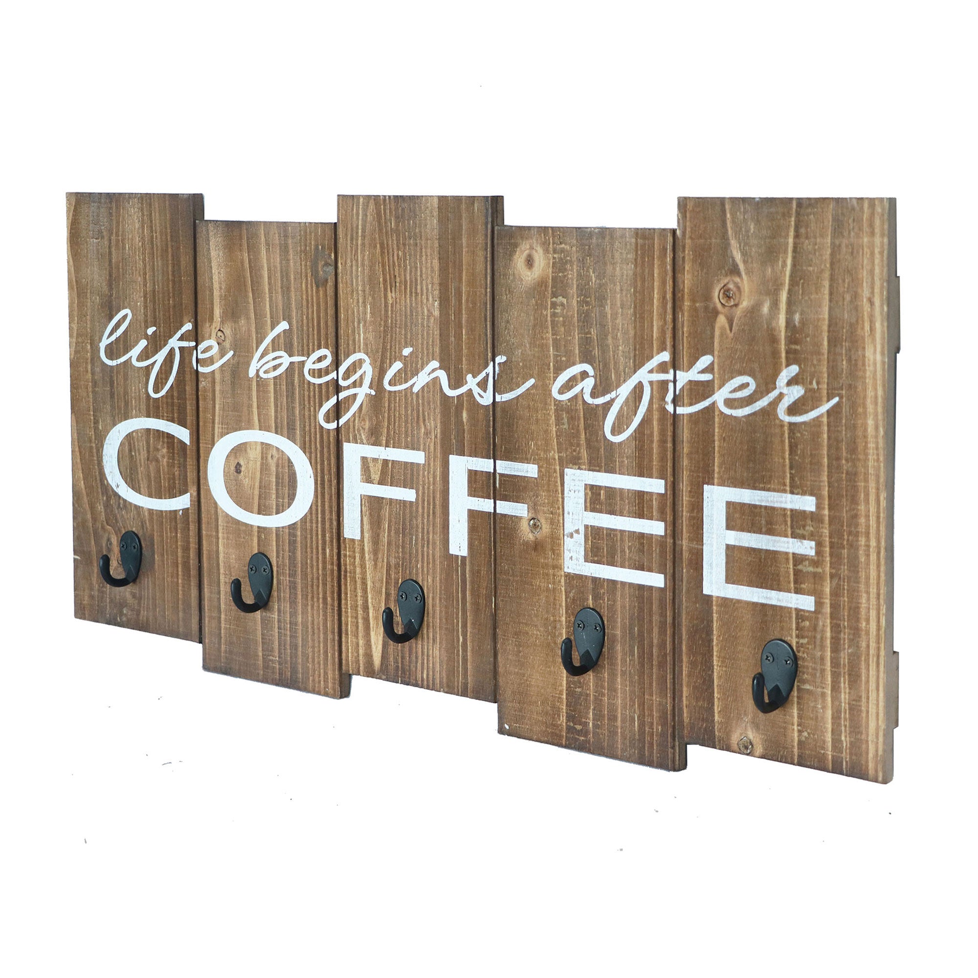 Coffee Decor Kitchen Wall Decor Coffee Bar Mug Cup Rack Holder