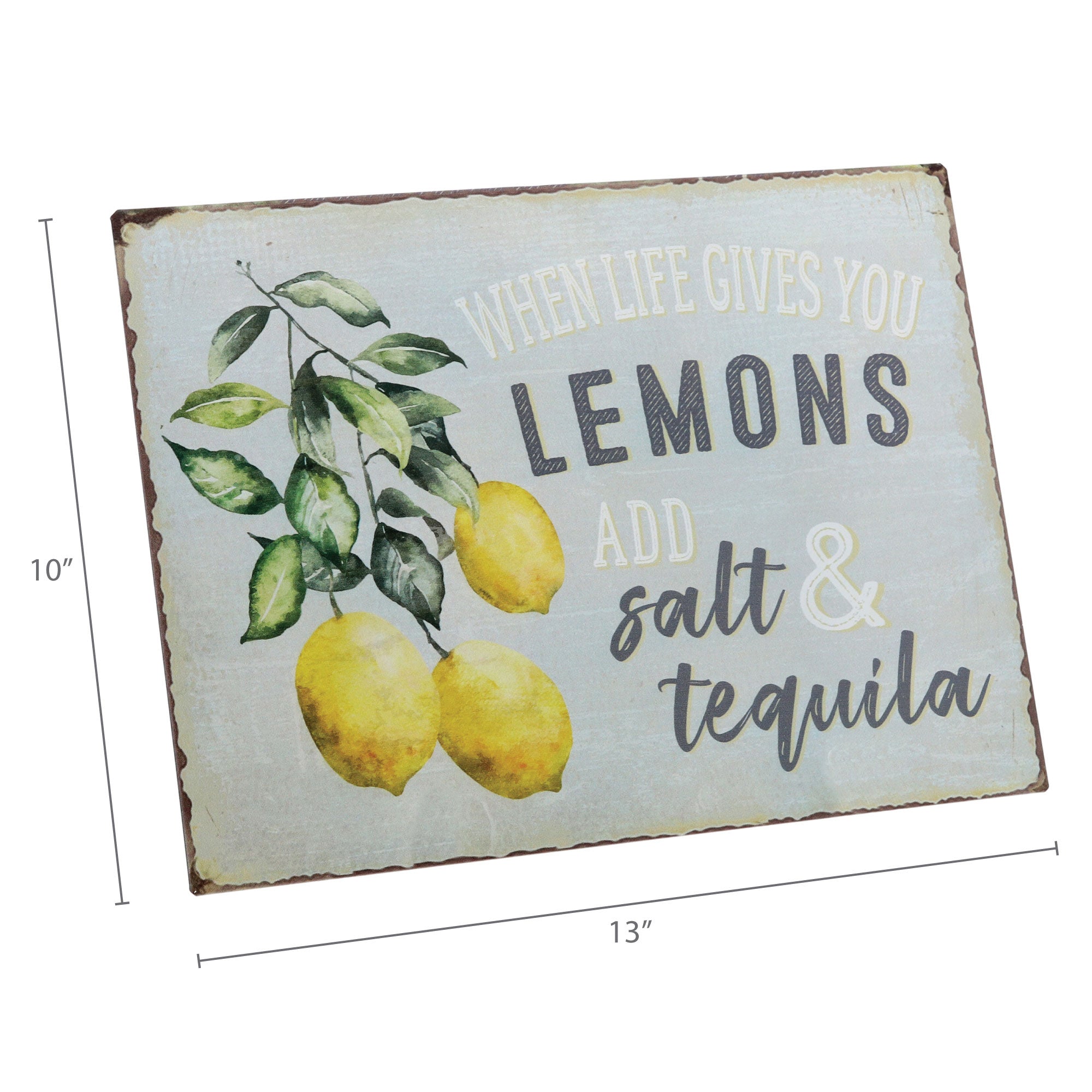 Targa In Latta Con Scritta If Life Gives You Lemons Make Lemonade Targa In Latta Con Scritta If Life Gives You Lemons Make Lemonade