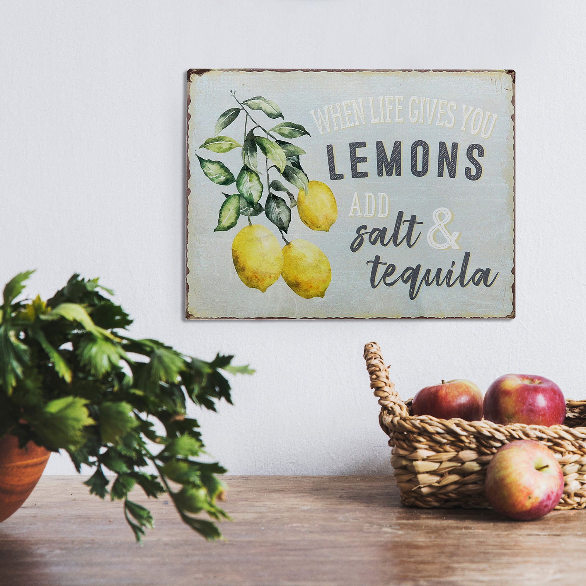 If life gives you lemons make lemonade poster in vintage style, vector If life gives you lemons make lemonade poster in vintage style, vector