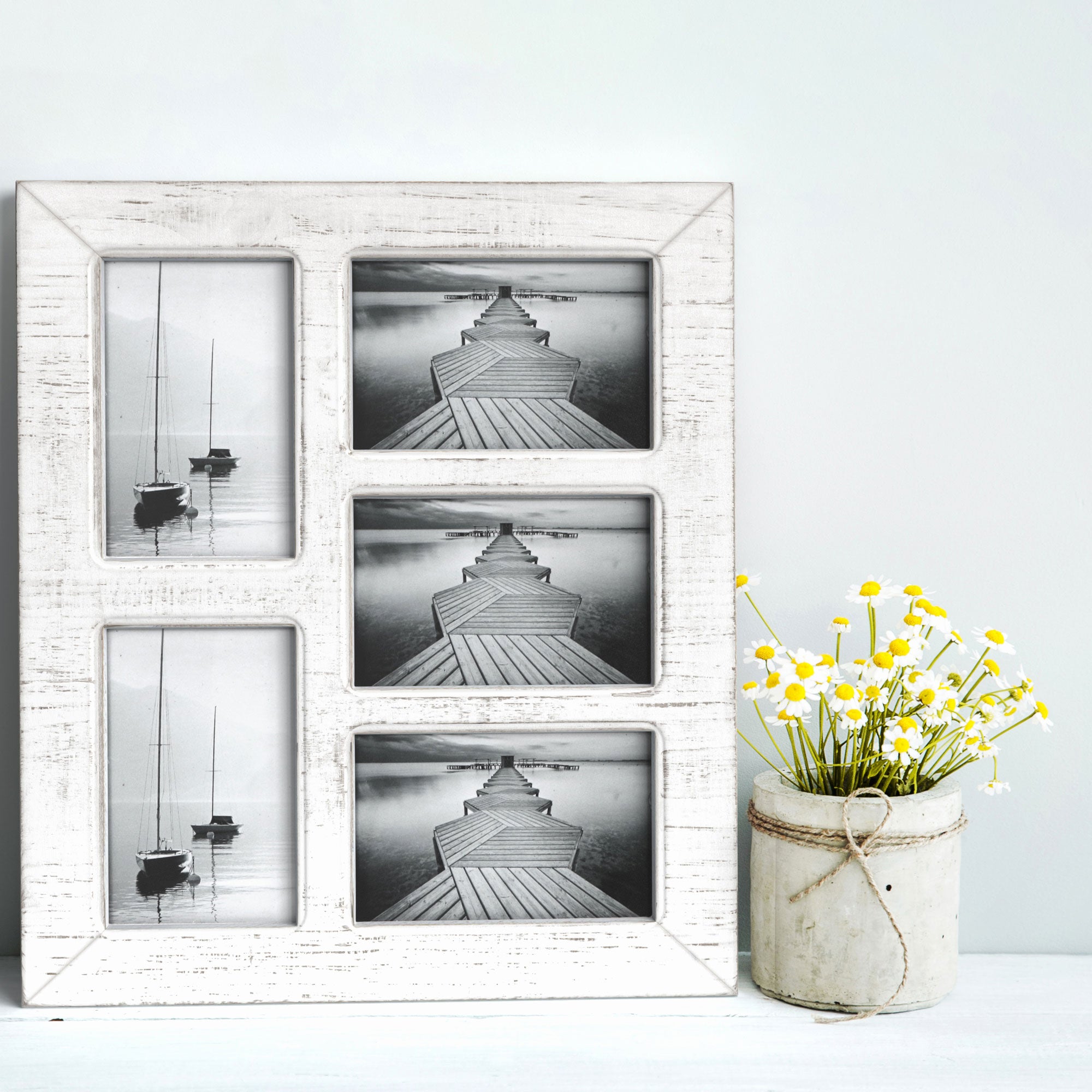 4x6'' White 4 Openings Wall Collage Picture Frame  Photo frame wall,  Collage picture frames, Wall collage picture frames