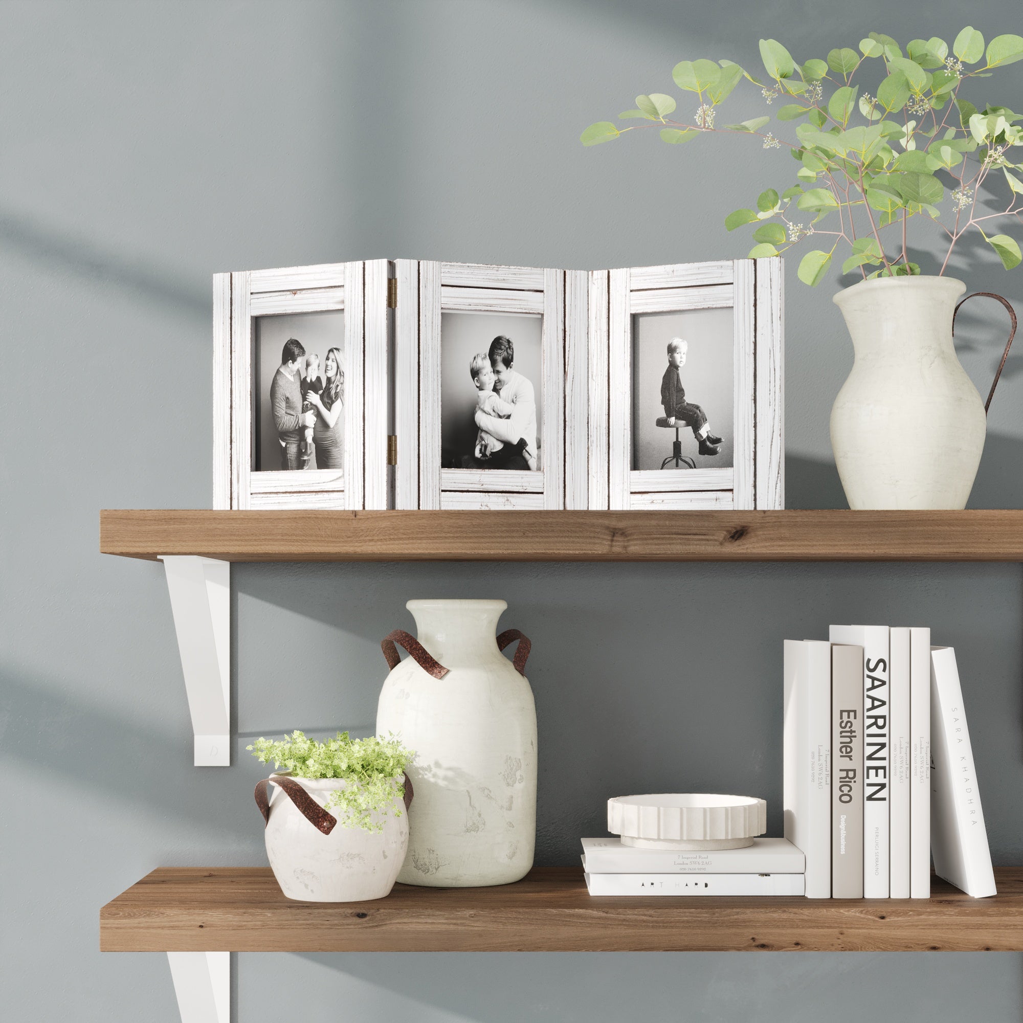 Rustic Picture Frames - White Frame