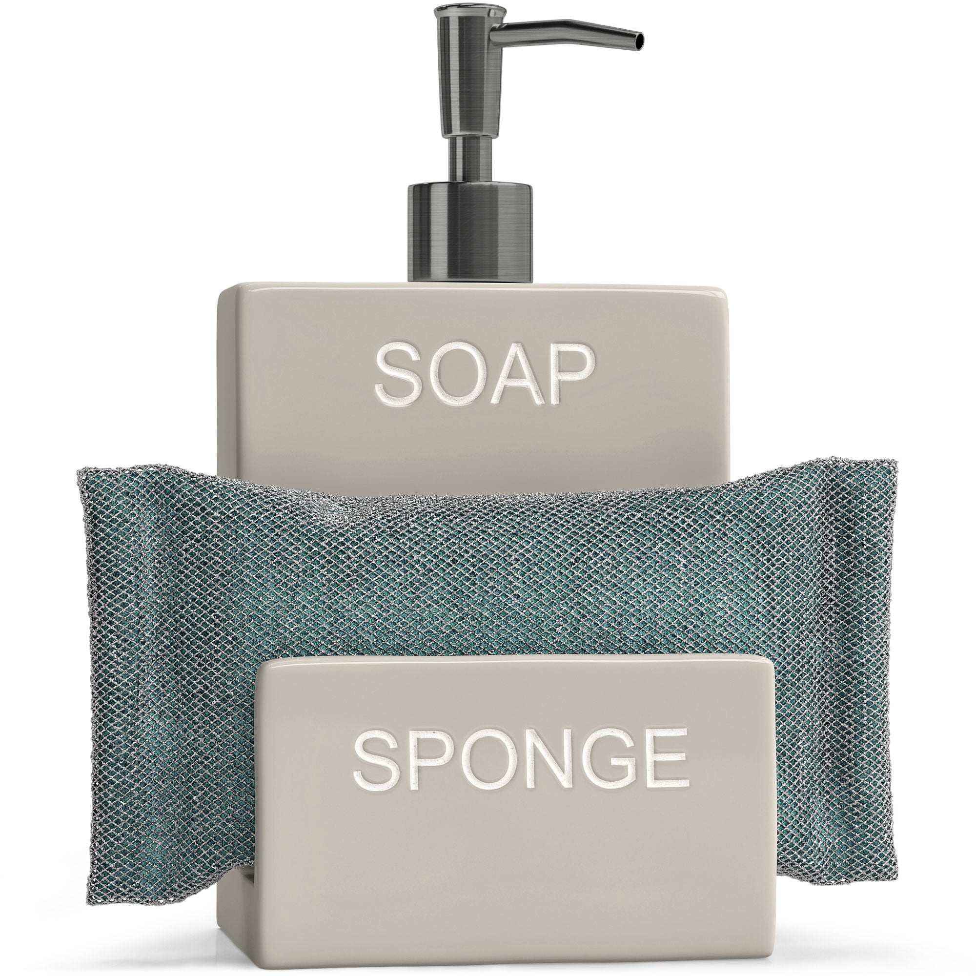 Soap Dispensing Sponge Holder